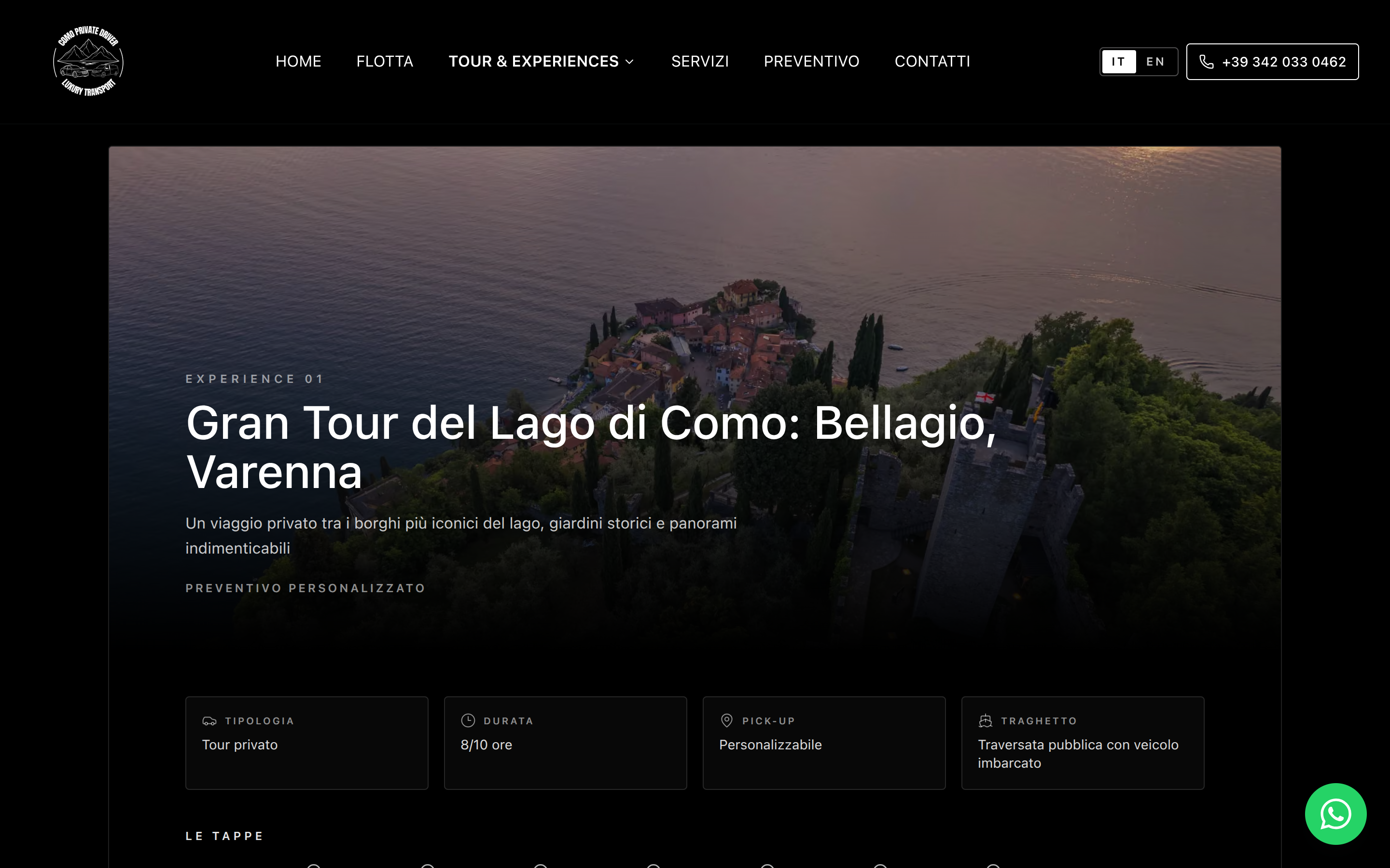 Como Private Driver — desktop
